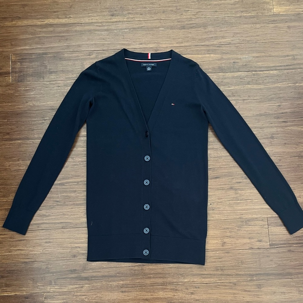 XXS Tommy Hilfifer Navy Blue Cardigan